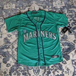 Adult M Seattle Mariners Ken Griffey Jr. Jersey - Northwest Green